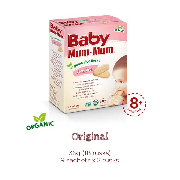 Baby Mum Mum Premium Rice Rusks banana Product