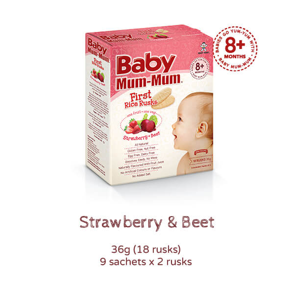 Baby Mum Mum Premium Rice Rusks Original Product