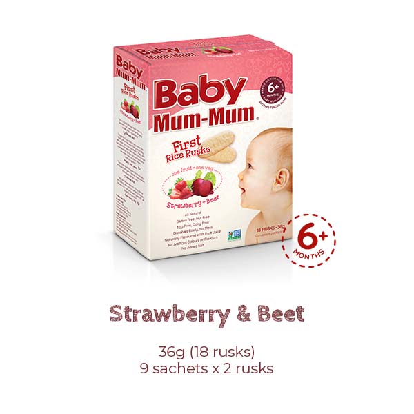 Baby Mum mum first Strawberry + Beetroot