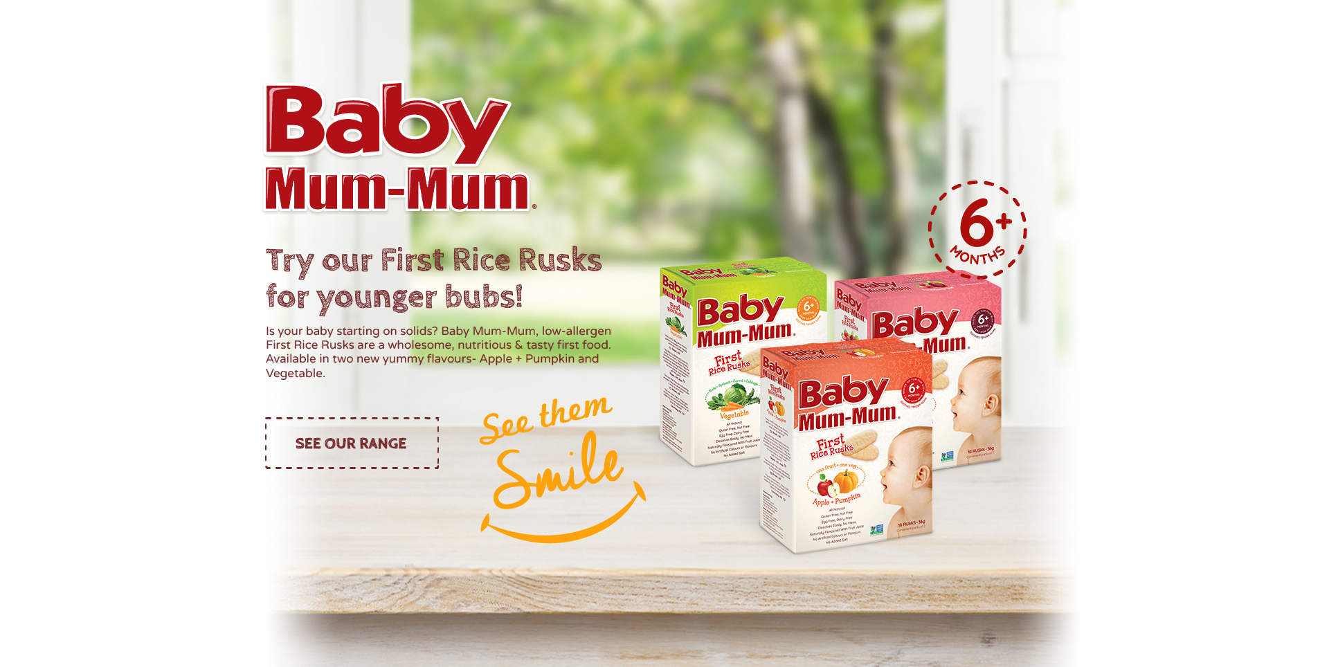baby Mum Mum First Rice Rusks Vegetable, First Rice Rusks Apple + Pumpkin